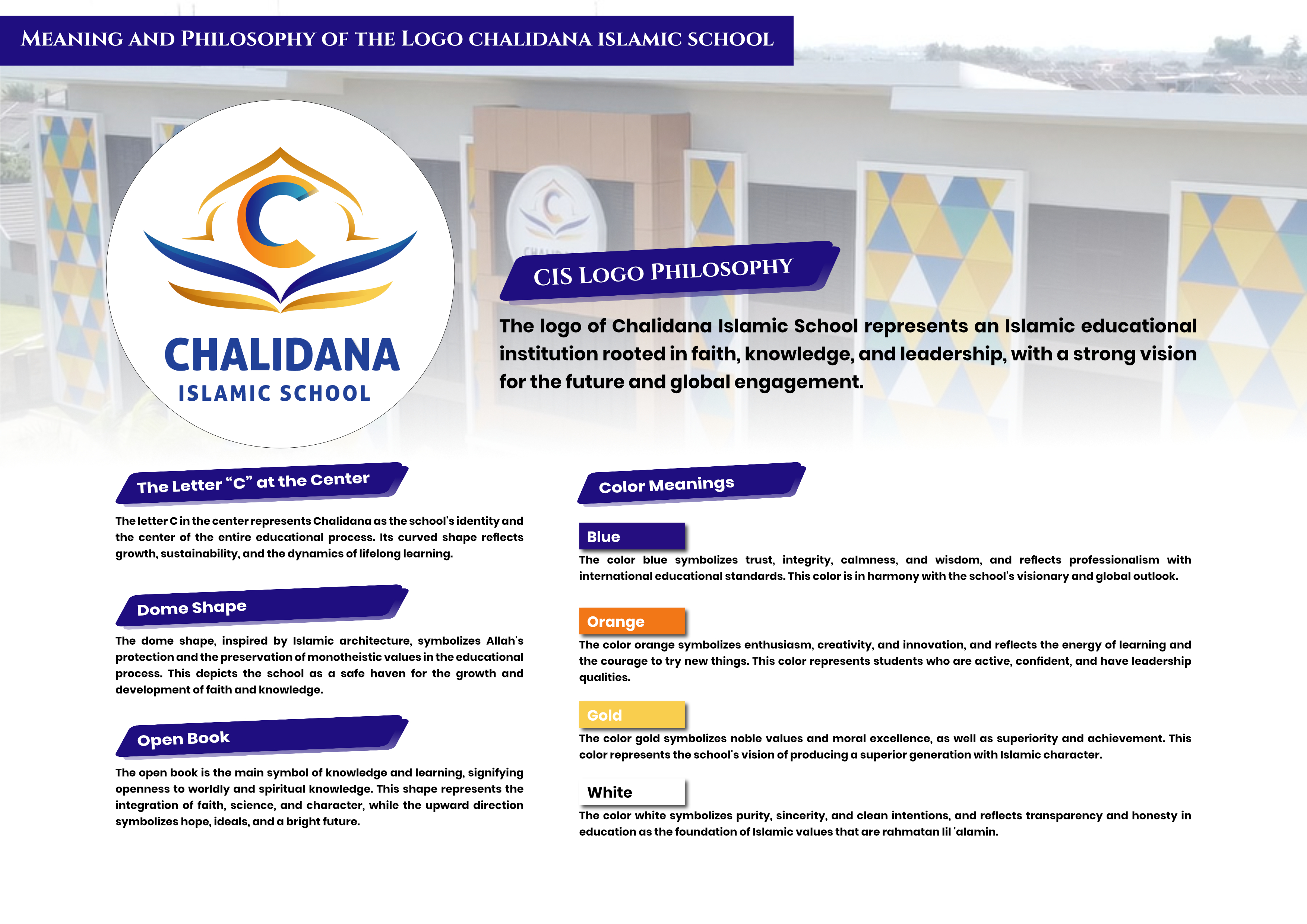 Chalidana Islamic School Infographic